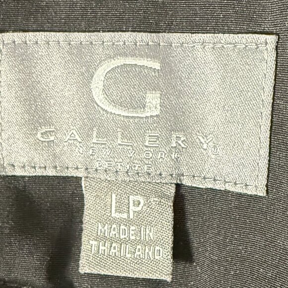 Gallery Coat, Black Large Petite NWOT - Picture 2 of 12